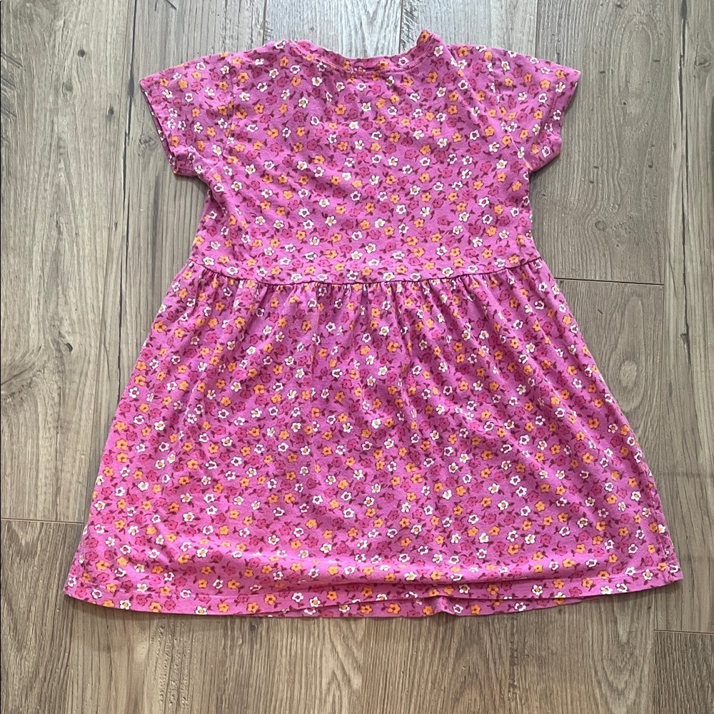 Crewcuts Floral Pink Kids Dress - Picture 4 of 6
